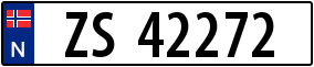 Truck License Plate